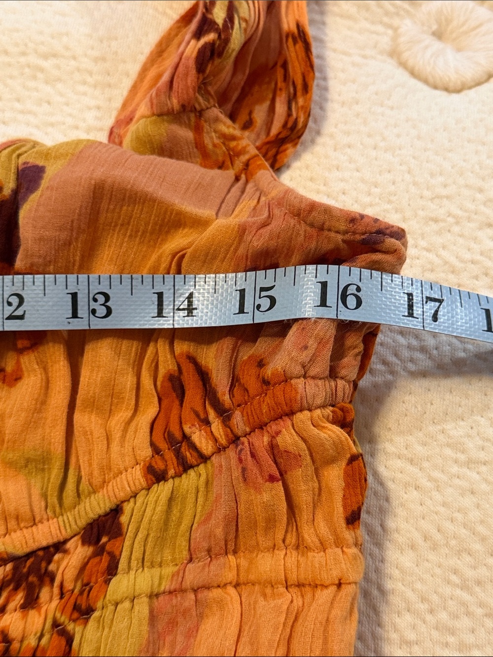 Free People Pumkpin Spice Summer Mini Dress L - Picture 12 of 14